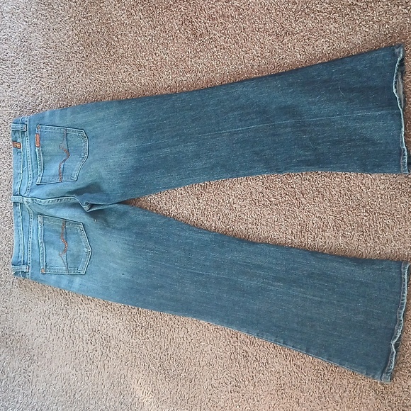 7 For All ManKind Bootcut Denim Jeans Size 31 - Picture 7 of 16